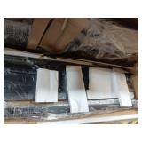 VECELO Daybed Frame, Twin Size Metal Platform Bed with Headboard,Heavy Duty Steel Slats Support for Living Room Bedroom Guest Room, Easy Assembly - Retail: $110