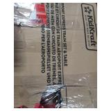 KidKraft Airport Express Espresso Wooden Train Set & Table with 91 Pieces Storage Drawer - Retail: $189