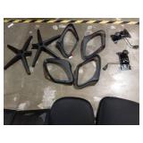 BestOffice Ergonomic Office Chair, Lumbar Support, Adjustable Height with Armrests for Adults( Black)