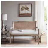 Edison Settee Beige/Reclaimed Natural - Retail: $592