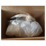 Memory Foam Filled Bean Bag Chair with Corduroy Cover Cream - Room Essentials - Retail: $85