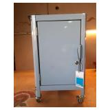 Metal Rolling Locker Storage Cabinet with Lock- Room Essentials - Retail: $60