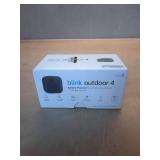 Blink - Outdoor 4 1-Camera Wireless 1080p Security System with Up to Two-year Battery Life - Black - Retail: $100