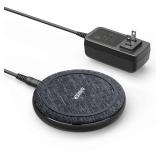 Anker PowerWave II 15W Qi Wireless Charging Pad (w/ Wall Charger) - Black