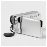 8MP Camcorder - heyday Silver: Built-In Microphone, 9 (The Storage Card is missing), 2.7K Video