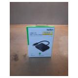 Belkin USB C to VGA + Charge Adapter - USB C to VGA Cable for MacBook Pro  MacBook Air  Mac Mini  iPad Pro  iPad Pro 12.9  iPad Mini & Other USB C Devices - 60W USB C Power Delivery