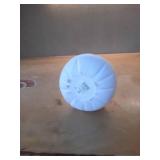 White plastic pumpkin