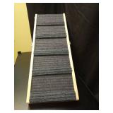 iPetba Small Dog Ramp for Bed Couch Car Folding Portable Pet Ramp for Cats Adjustable Height 21\", Up to 35 lbs - Retail: $68