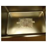 Kirecoo Stainless Steel Cat Litter Box XXL- Metal High Sided Cat Pan, Large Stainless Steel Box, Indoor Litter Tray, Non Stick, No Smell, Easy to Clean, Pet Toilet Supplies for Kitten, Kitty, Rabbit -