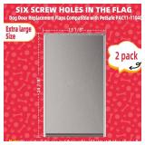 2PACK Extra Large Dog Door Replacement Flap with Screws,Doggie Door Replacement Flaps Compatible with PetSafe Freedom Doggie Doors PAC11-11040, 13 1/8\" X 24 7/8\", Flexible, Weather Resistant - Retai