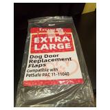 2PACK Extra Large Dog Door Replacement Flap with Screws,Doggie Door Replacement Flaps Compatible with PetSafe Freedom Doggie Doors PAC11-11040, 13 1/8\" X 24 7/8\", Flexible, Weather Resistant - Retai