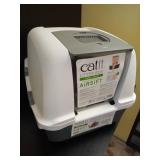 Catit Jumbo Hooded Litter Pan - Gray - Retail: $85