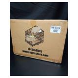 BestPet | Dog Crate | 18\" | Black | Foldable Metal Kennel with Single Doors, Secure Slide-Bolt Latches, Leakproof Tray | Portable Dog Cage for Small Breeds | for Travel, Indoor & Outdoor Use - Retail