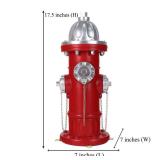 Fire Hydrant Pee Post for Dogs - Outdoor Backyard Play Equipment, Puppy Training Post, Garden Lawn Decor, Firefighter Gifts for Men (17.5 inch) - Retail: $60