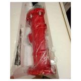 Fire Hydrant Pee Post for Dogs - Outdoor Backyard Play Equipment, Puppy Training Post, Garden Lawn Decor, Firefighter Gifts for Men (17.5 inch) - Retail: $60