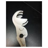 Crompack Side Arm Ball Thrower for Cricket Leather and Tennis Ball ! Adjustable Robo Side Arm with Advanced Finger-Cup Design for Batting Training/Practice (White) - Retail: $33