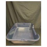 2-Pack Large Plastic Litter Tray Cat Litter Pan 21" x 18" x 5" Low Step Navy - Retail: $64