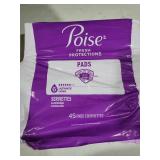 Poise Incontinence Pads for Women - Ultimate Absorbency - 6 Drop - Long - 90ct