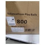 BalanceFrom Play Pit Balls Toy Set for Kids with Mesh Bag, Rainbow or Pastel Colors