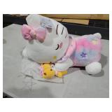 Jazwares - Hello Kitty 18\" Plush - Sleeping Pose with Bestie