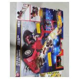 Hot Wheels Monster Trucks  Transporter and Track with 1:64 Scale Toy Truck