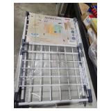 YUBELLES Clothes Drying Rack, Gullwing Laundry Rack, Collapsible, Space-Saving Laundry Rack, with Sock Clips, for Clothes, Towels, Linens, Indoor/Outdoor