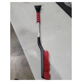 Mallory 989-34 MEGA MAXX 34  Long Reach Snow Brush with 2 Foam Grips  Red