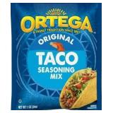 Ortega Seasoning Mix, Taco, 1 Ounce pack of 12