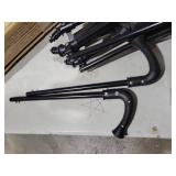 Heavy-Duty 2-Tier Folding Shopping Cart with Wheels - Double-Layer Waterproof Grocery & Utility Wagon, Portable Design for Laundry, Storage and Transport, 150LB Capacity (Medium)