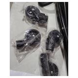 Heavy-Duty 2-Tier Folding Shopping Cart with Wheels - Double-Layer Waterproof Grocery & Utility Wagon, Portable Design for Laundry, Storage and Transport, 150LB Capacity (Medium)