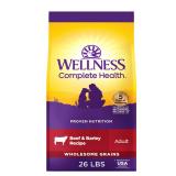 Wellness Complete Health Grained Beef & Barley Recipe Adult Dry Dog Food, 26 lbs.