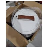 SAMEAT Heated Towel Warmers for Bathroom - Large Towel Warmer Bucket, Wood Handle, Auto Shut Off, Fits Up to Two 40\"X70\" Oversized Towels, Best Ideals