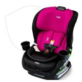 Britax Poplar Convertible Car Seat, 2-in-1 Car Seat with Slim 17-Inch Design, ClickTight Technology, Magenta Onyx