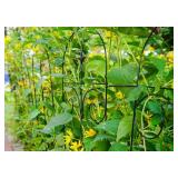 32 Inch x 50 Feet (40 Panles) Black Decorative Garden Fence Border Folding Fence, Decorative Folding Wire Fencing Border Fence Edge Decor Fence Animal Barrier