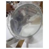 Makeup Mirror with Lights, 18 Inch Vanity Mirror with Lights, Lighted Makeup Mirror, Smart Touch Control 3 Colors Dimmable Round Lighted Vanity Mirror, Tabletop Desk Mirror, 360°Rotation