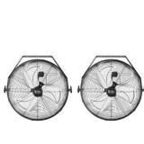 Simple Deluxe 20 Inch High Velocity 3 Speed, Black Wall-Mount Fan