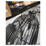 Simple Deluxe 20 Inch High Velocity 3 Speed, Black Wall-Mount Fan