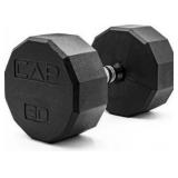 CAP Barbell Coated Hex Dumbbell Weight | Multiple Options 30lbs.