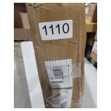 TIQLAB Gaming Desk 47 inch with Power Outlet and LED Light, Computer Desk with Reversible Shelves and Storage Drawer, Small PC Desk for Home Office Table with Bag, Carbon Fiber White