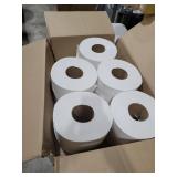 JRT Jr. Jumbo-Junior Bath Tissue, 2-Ply, White, 3.1\" x 1,000 ft, 10/Carton