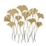 Deco 79 Metal Nature Wall Decor, 35\" x 1\" x 35\", Gold