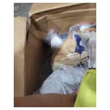 Box full of baby and toddler clothes