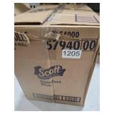 Scott ComfortPlus Toilet Paper, 12 Double Rolls, 231 Sheets per Roll, Septic-Safe, 1-Ply Toilet Tissue pack of 4
