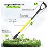 Weed Wrangler Weed Puller Tool - 39" Heavy-Duty Stand Up Weed Pulling Tool with Long Handle for Effortless Lawn & Garden Work - Perfect for Lawn, Yard, Garden, Crabgrass, Dandelions, & More.