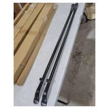 Heavy-Duty Tire Changing Tool Steel Tire Removal Pry Bar for Cars & Trucks, Portable 38.58" Lever with Anti-Slip Grip, Emergency Roadside Repair (Black)