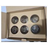 Helloify ST64 E26 LED Filament Bulb 5.5W 2700K Dimmable 6-Pack