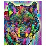 Dawhud Direct Fleece Throw Blanket 50x60" Spirit Wolf