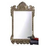 Howard Elliott Marquette Mirror - 84 in. by 48 in. Dimensions Oversized Antique Silver Leaf Frame for Stunning Home Decor & Easy Installation.  Listed as Open Box because I can not inspect the item co