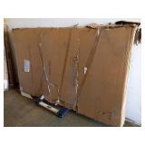 Howard Elliott Marquette Mirror - 84 in. by 48 in. Dimensions Oversized Antique Silver Leaf Frame for Stunning Home Decor & Easy Installation.  Listed as Open Box because I can not inspect the item co