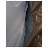 Howard Elliott Marquette Mirror - 84 in. by 48 in. Dimensions Oversized Antique Silver Leaf Frame for Stunning Home Decor & Easy Installation.  Listed as Open Box because I can not inspect the item co